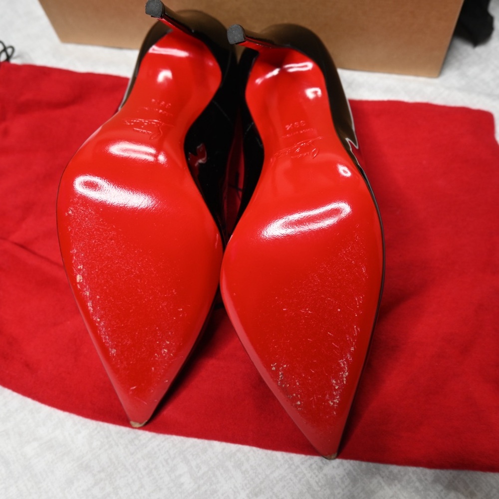 Christian Louboutin Black Patent Heels